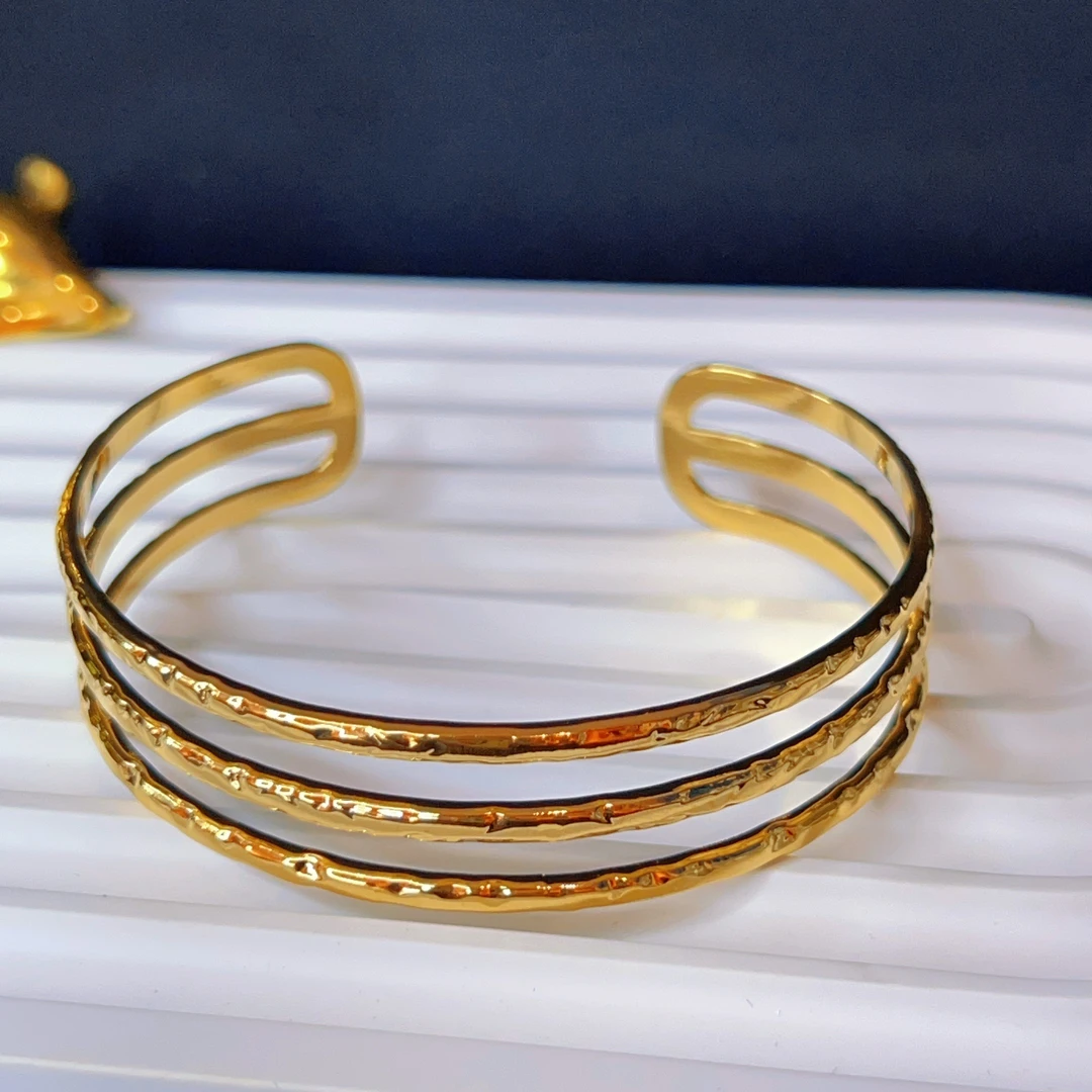 钛钢手镯 哈尼西牧钛钢素款手镯#0007357