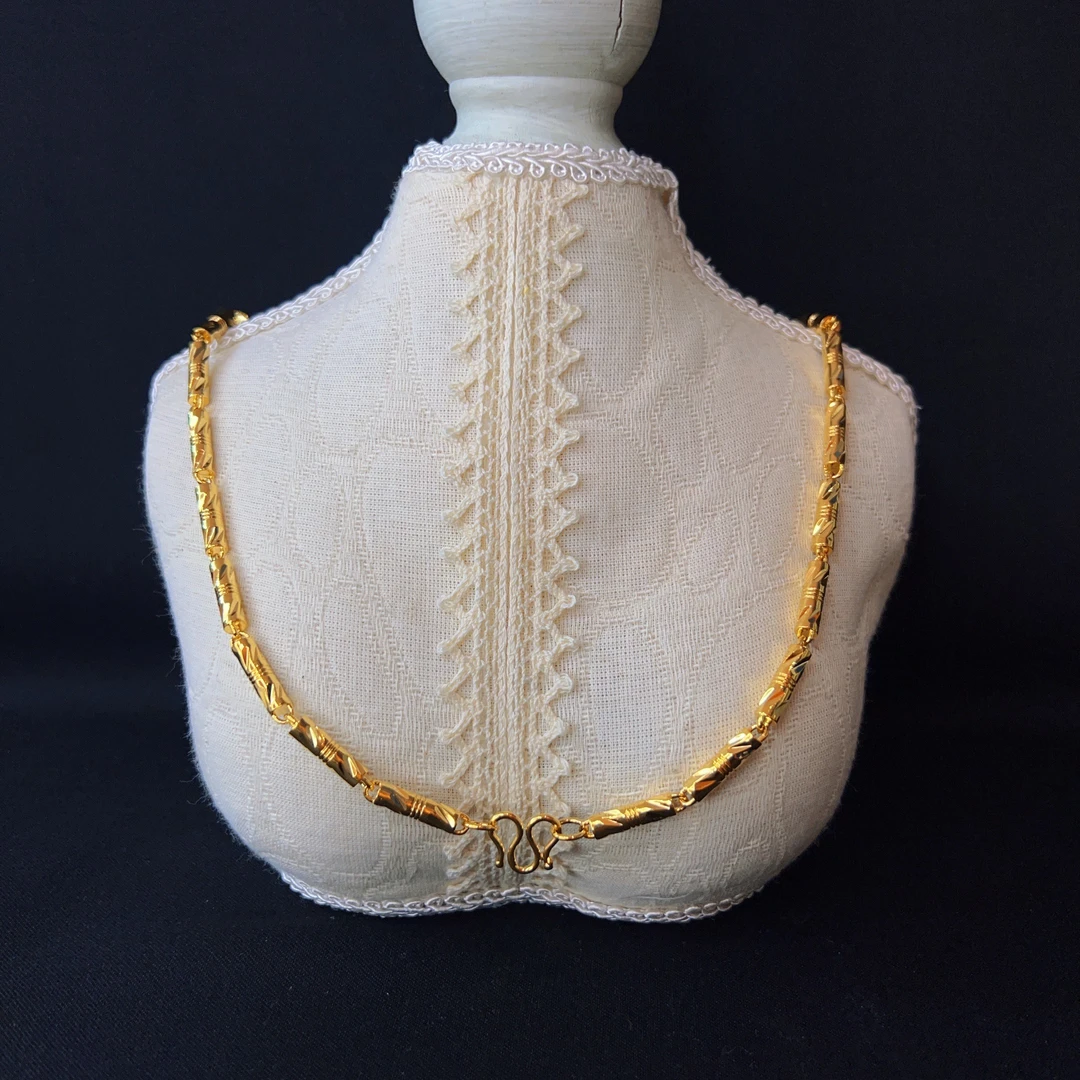 铜合金项链 哈尼西牧铜合金时尚项链#0006866