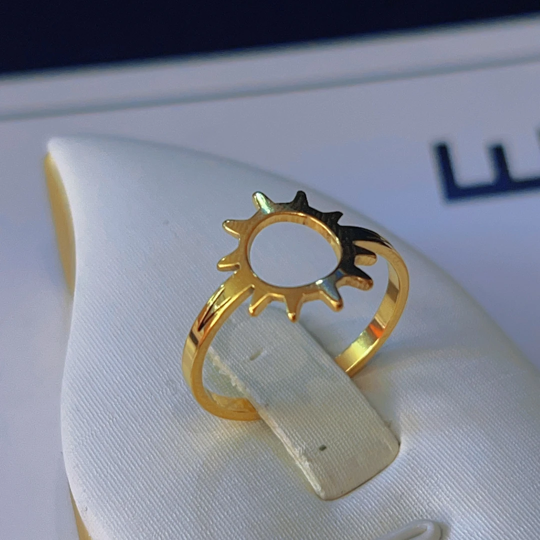 钛钢戒指 哈尼西牧钛钢时尚戒指#0006857