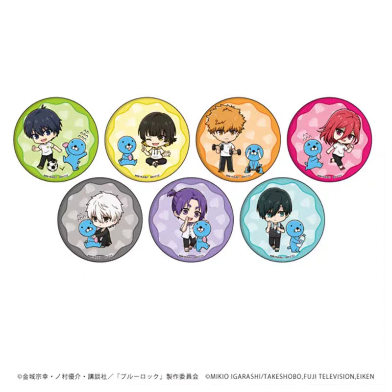 蓝色监狱A3 暖暖日记联动Q版吧唧徽章 盲盒