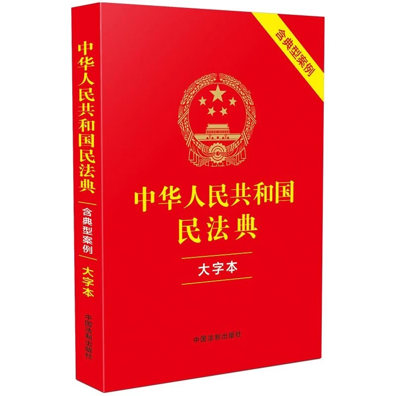 正版 中华人民共和国民法典 大字版法律