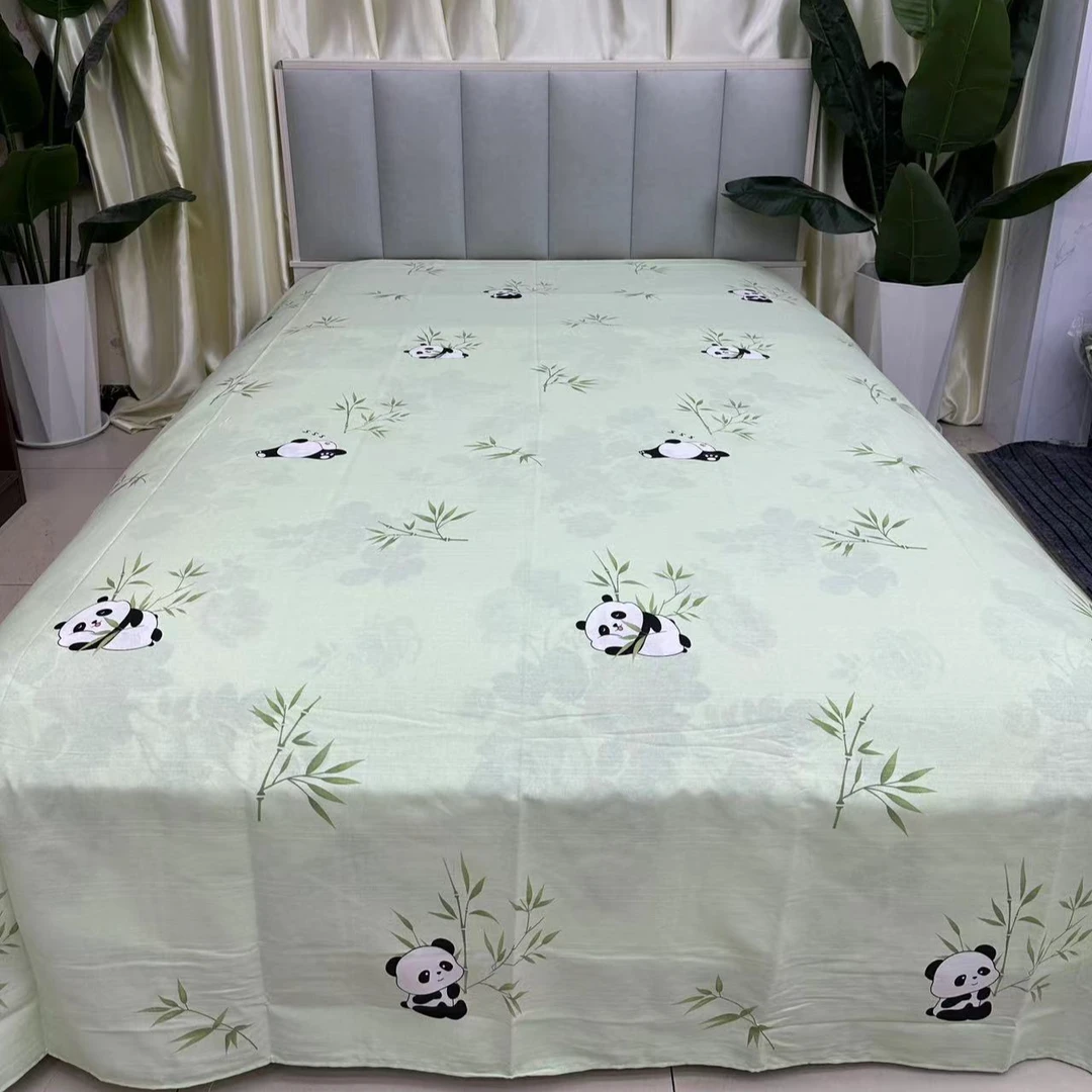 【MS】精品亲肤细纹棉床单--熊有成竹（200*240）