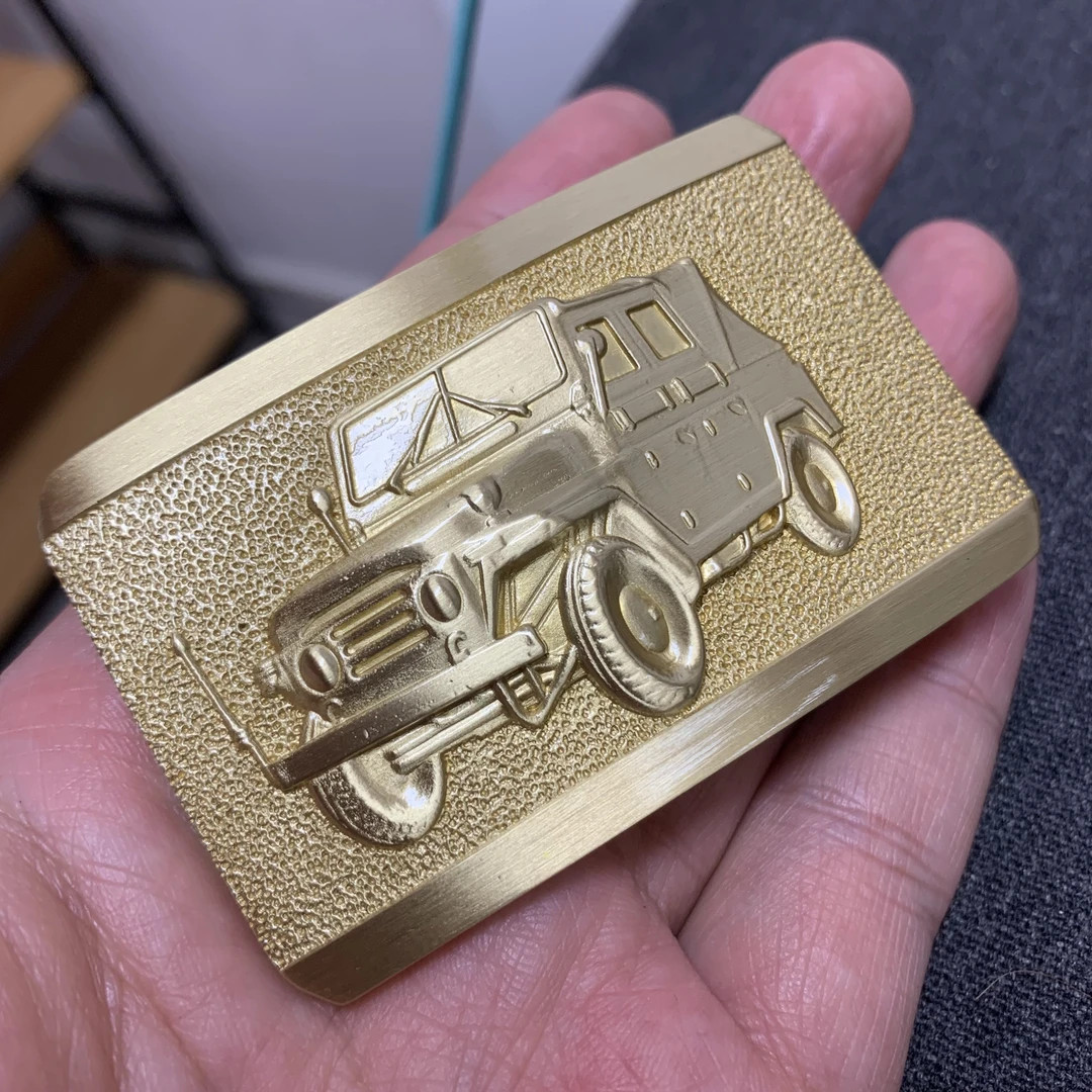 车子挂扣皮带扣头平滑扣黄铜Z字母扣休闲男士板扣腰带配件百搭
