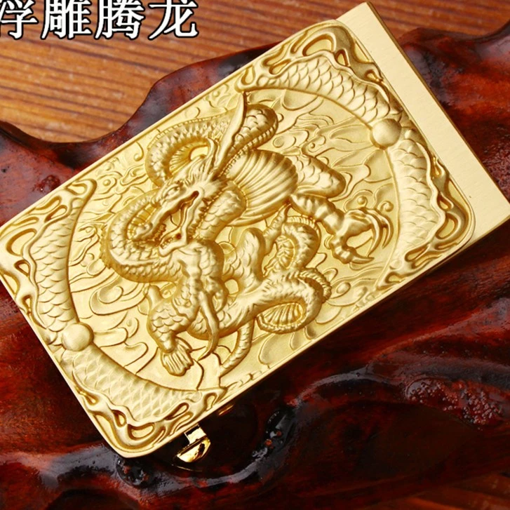 腾龙皮带头男士TL自动扣头皮带扣黄铜腰带扣十二生肖龙裤带扣头