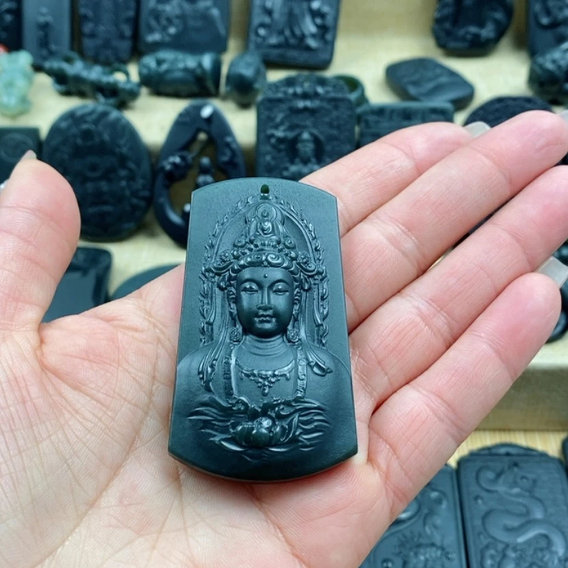 【闪购商品】和田玉（青玉）颈饰未镶嵌社***哥