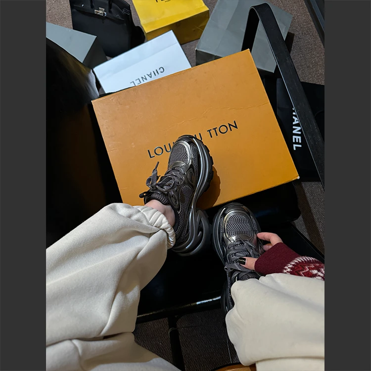 a771  时尚潮流轻便老爹鞋