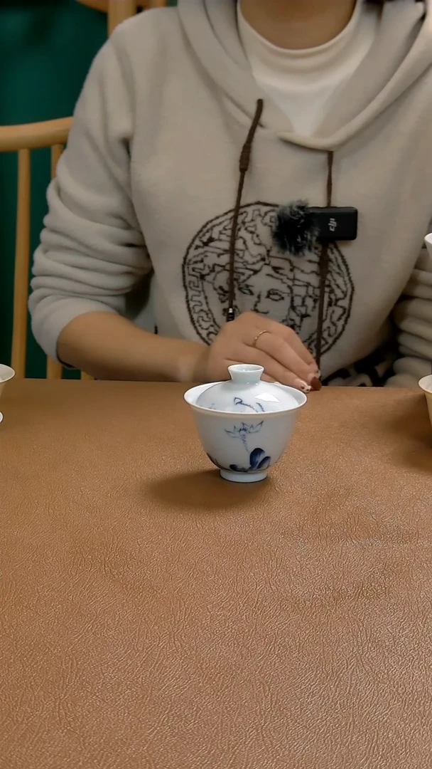 【闪购商品】瓷翰文堂莲花盖碗