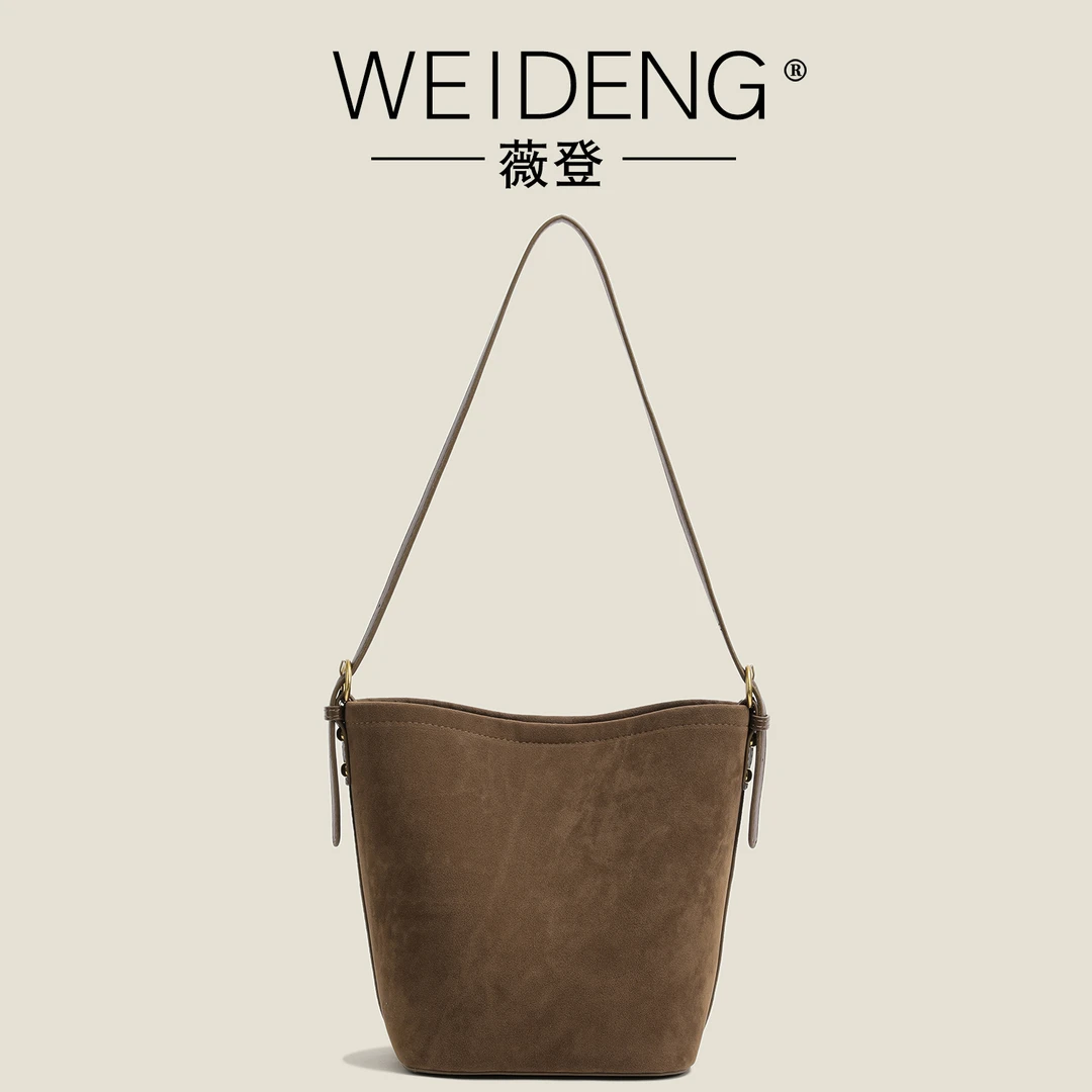 【当天发货】2024新款水桶包小众高级感单肩斜跨包时尚百搭通勤简约