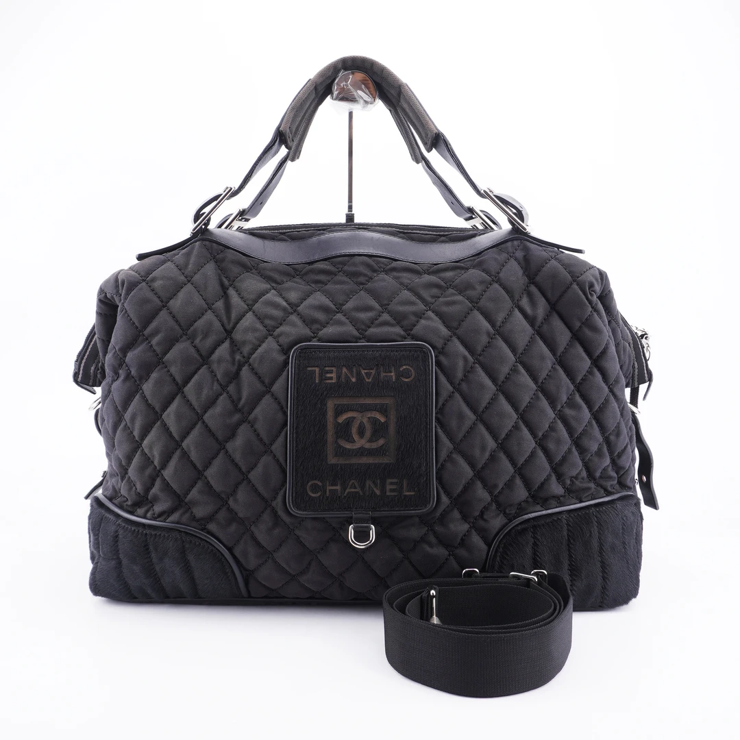 95新 中古香奈儿Chanel xxl大号sport机场包斜挎包46/31/24 F121