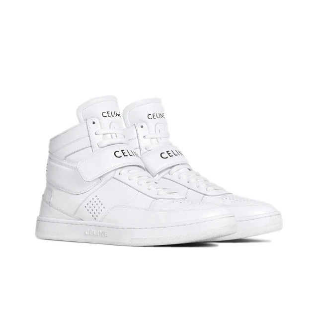 99新 Celine/思琳 CT-03牛皮简约舒适高帮时尚板鞋 37/39码未使用
