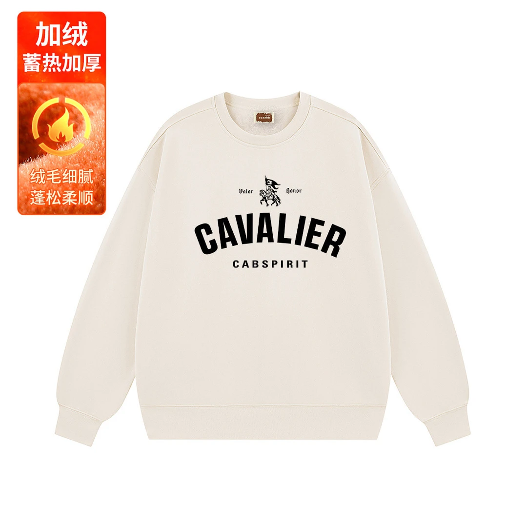 i.tccaabb2024冬字母印花加绒卫衣保暖加绒潮流CABSWYH006460