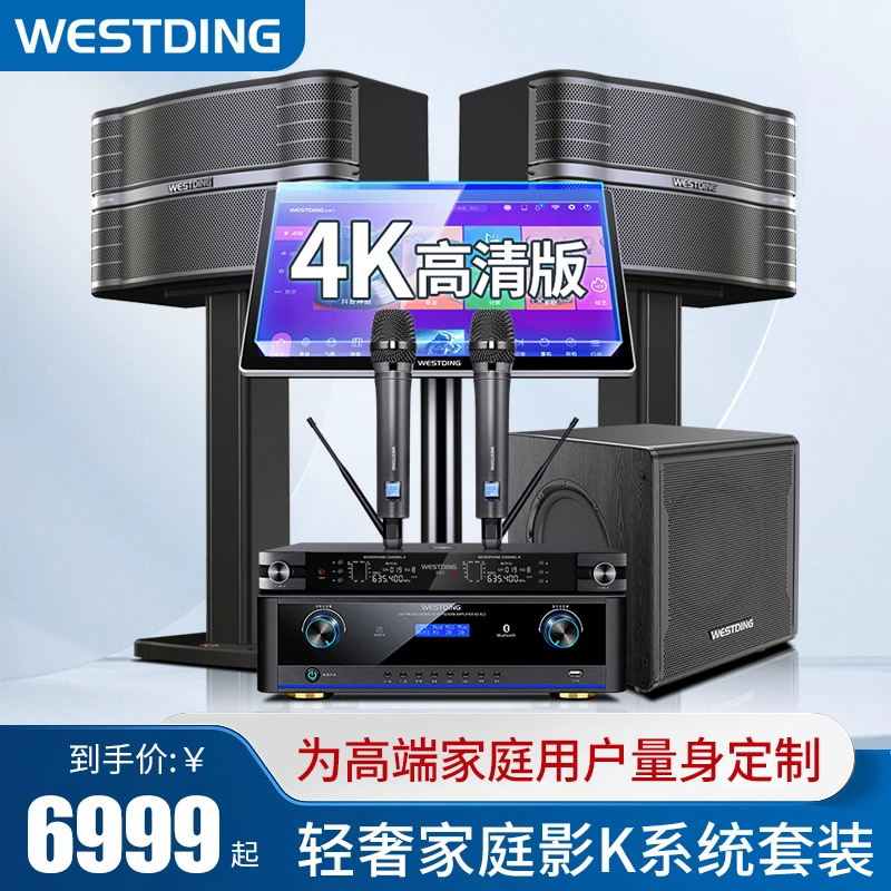威斯汀138专业家庭KTV点歌机家用歌唱歌舞台演出蓝牙音响套装功放