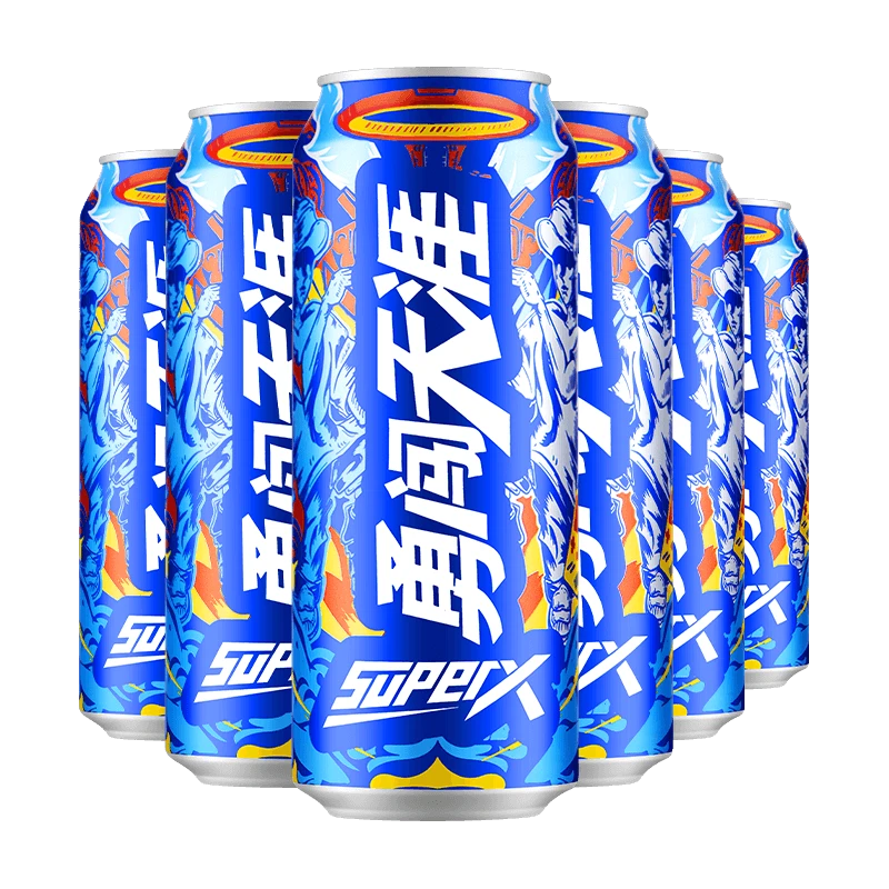 雪花勇闯天涯SuperX啤酒8°P罐装500ml 6罐
