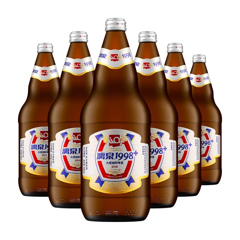 漓泉1998+大度加料啤酒plus10°P瓶装946ml 6瓶
