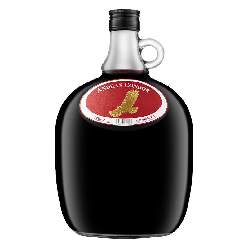 彩鹰庄珍藏赤霞珠葡萄酒3L 1瓶 智利进口