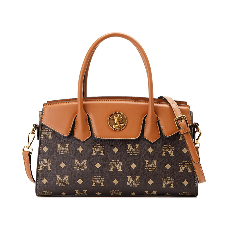 经典款复古棕色时尚潮流休闲百搭气质轻奢手提斜挎女士包腋下包包