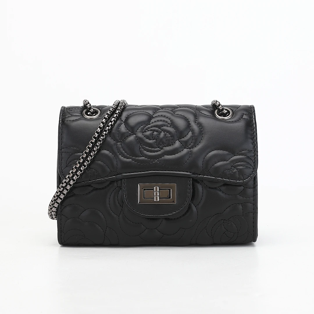 【爆品推荐】菱格绣花包百搭时尚潮流链条包韩版大容量洋气高级女包