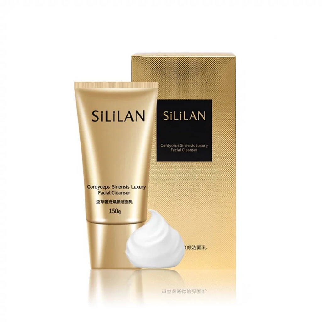 【2瓶】SiLiLAN 斯丽兰虫草奢宠焕颜洁面乳洗面奶