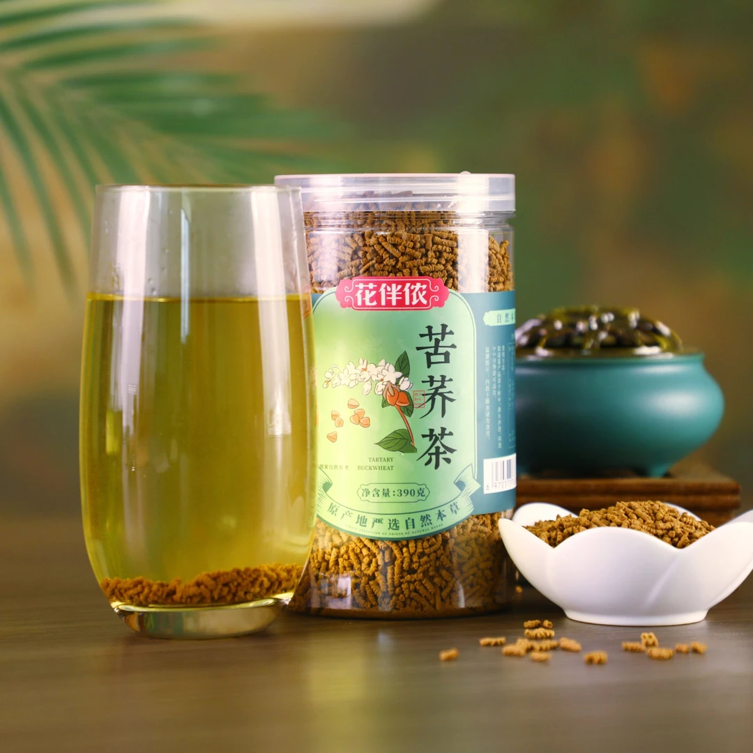 花伴侬苦荞颗粒饭店家庭专用味道醇香颜色金黄苦荞茶