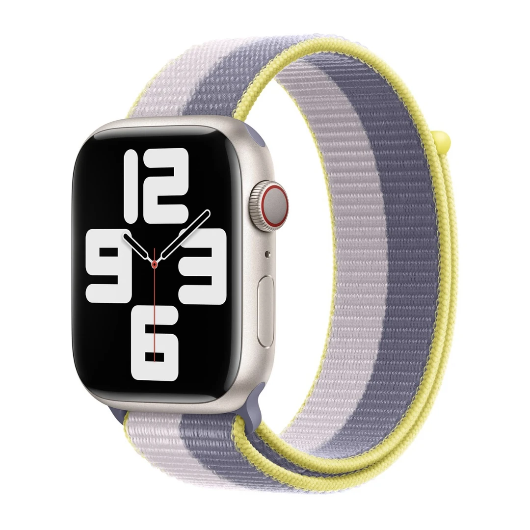 99新 Apple/苹果 正品尼龙回环表带适用于i Watchs1-s9/Ultra手表