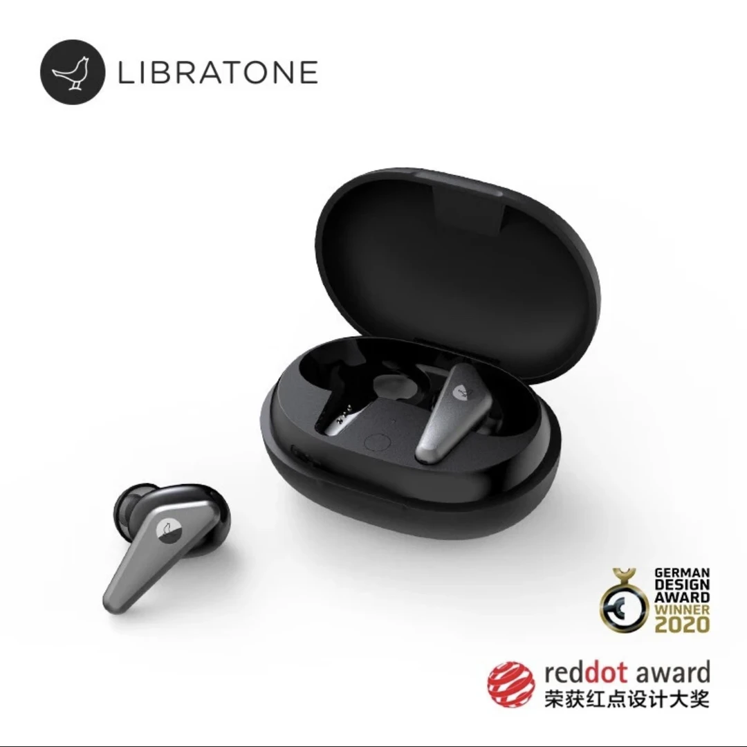 95新 Libratone/小鸟音响 TRACK Air+ 入耳式真无线降噪蓝牙耳机