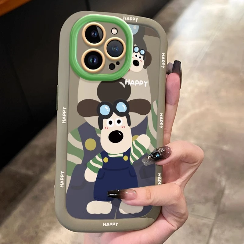 适用苹果15promax手机壳iphone14全包13防摔新款简约时尚哈喽掌门