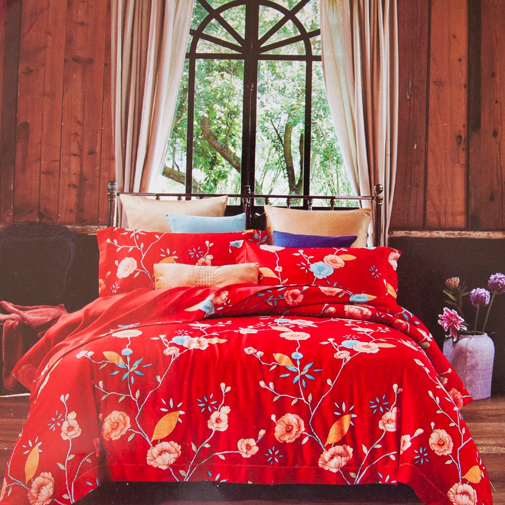 轻奢天丝四件套亲肤清凉莱赛尔天丝（微瑕）