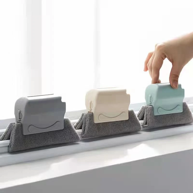 双面百洁布窗槽刷家用窗户门窗凹槽清洁刷缝隙清洁海绵刷子缝隙刷