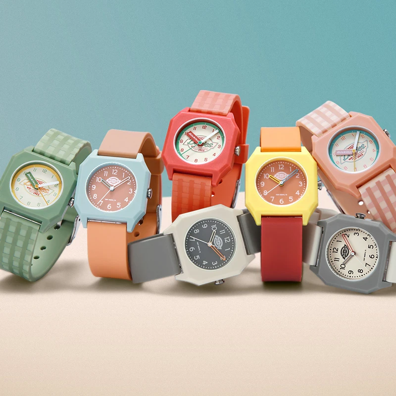 （彩色糖果）dickies手表中小学生女款情侣表卡通潮流时尚小手表