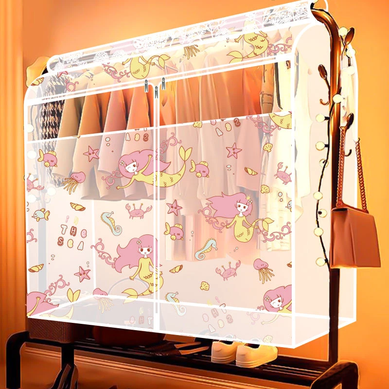 全封闭衣服防尘罩透明大衣防尘袋挂式立体全包防灰尘套衣帽间家用