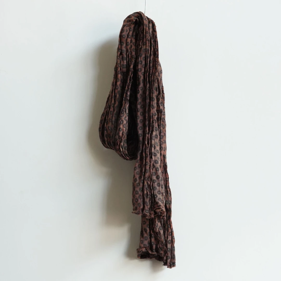 几见 原创设计四季可搭配印花围巾围脖复古文艺简约百搭Q93516-1