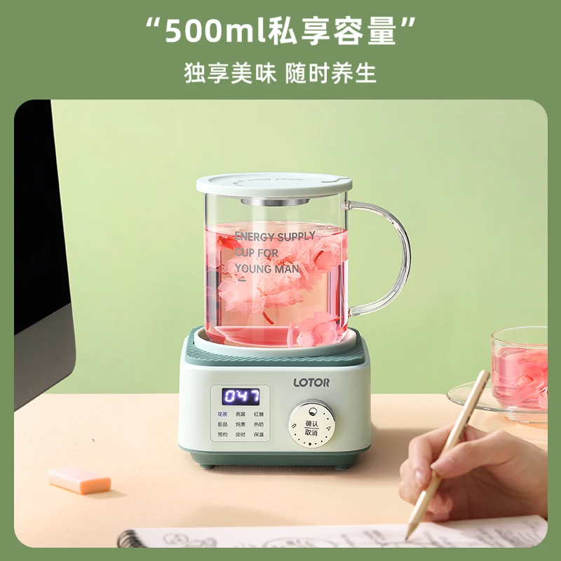 【直播专属】小浣熊养生电炖杯迷你办公室烧水壶小型mini一人煮
