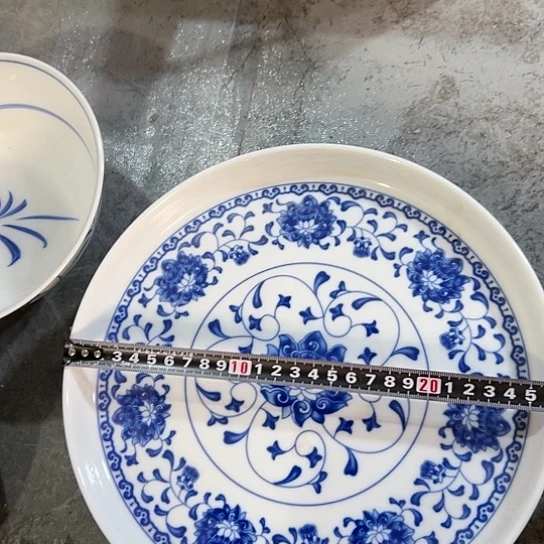 碗青花茶盘景德镇