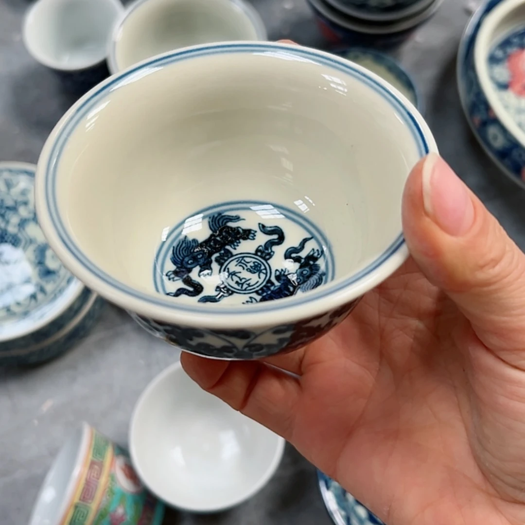 【闪购商品】瓷碗压手杯