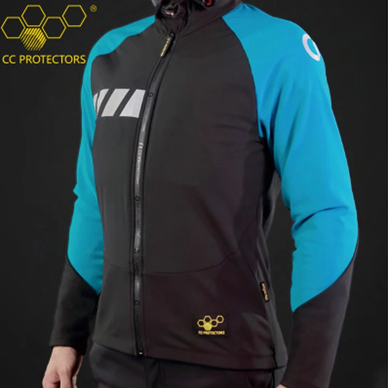 cc protectors/3018摩托车护甲衣骑行服防摔ce护具暖流衣抓绒保暖