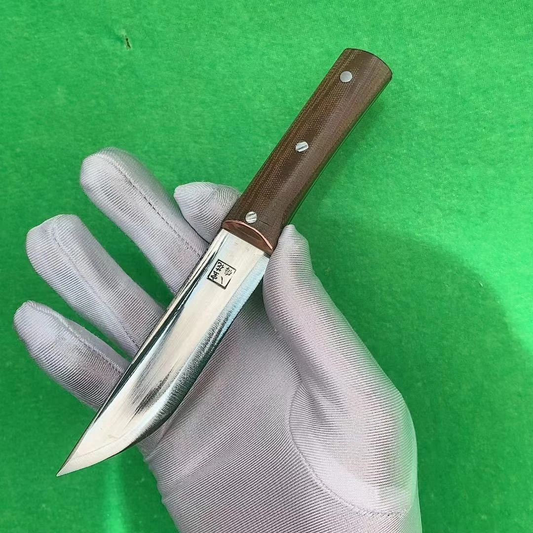 手工夹钢吃肉刀【送皮套】厨师瓜果刀