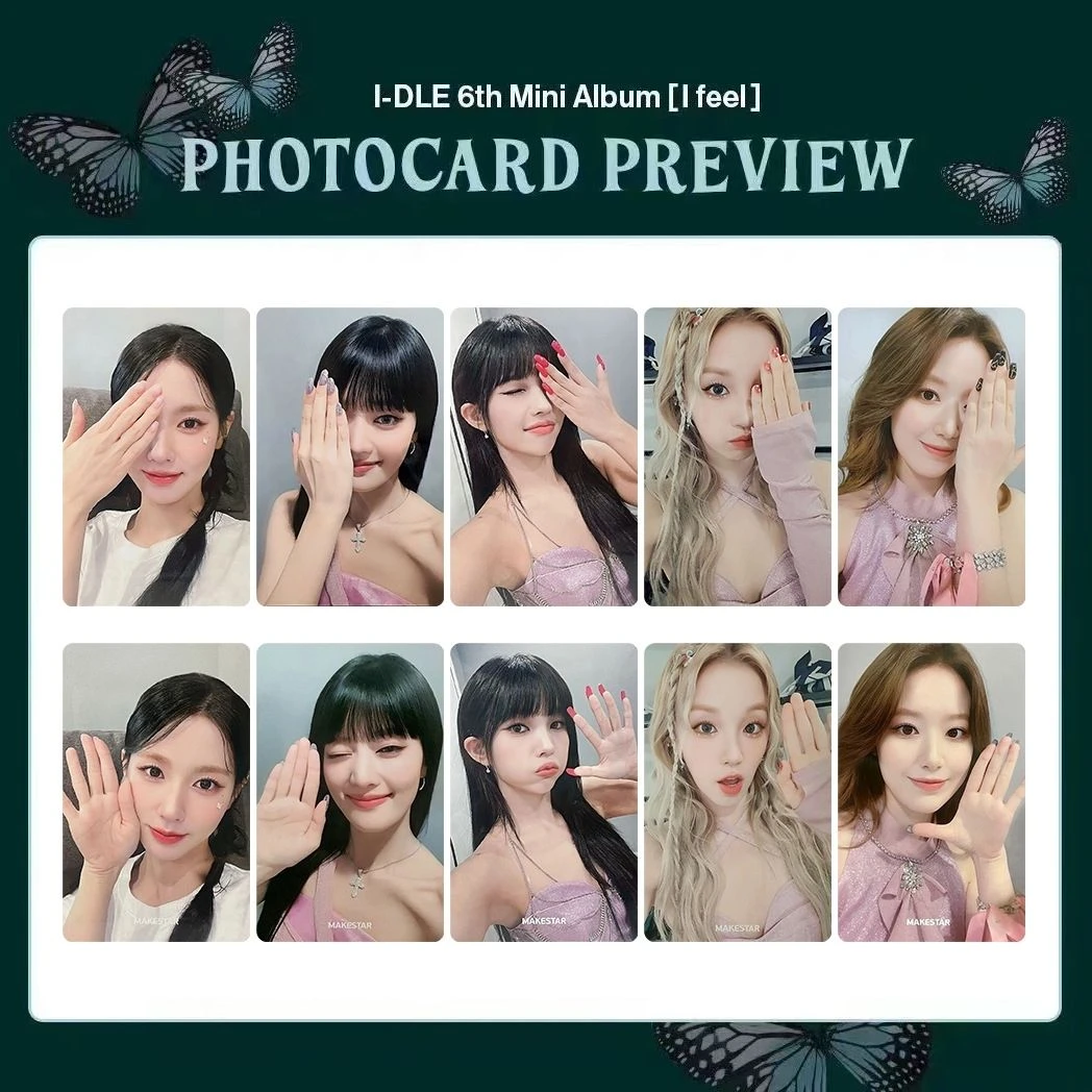 Gidle ms7.0双面特典卡新专小卡 宋雨琦叶舒华田小娟赵美延 Minni