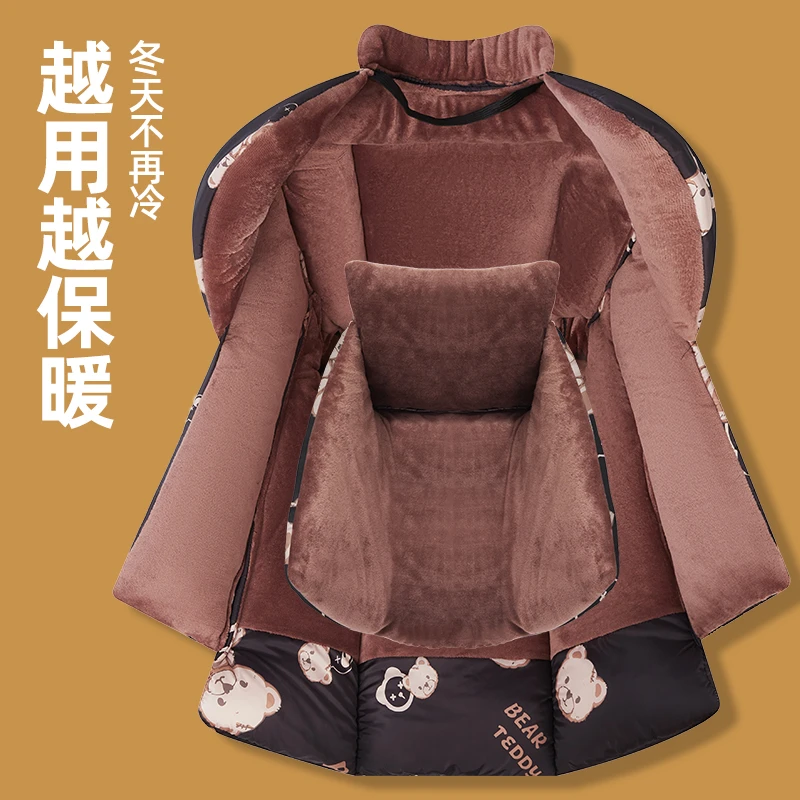 电动摩托车挡风被冬季加绒加厚防风防水防寒加大加宽秋冬2025新款