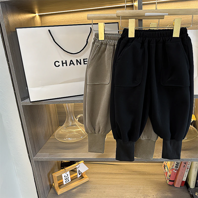 儿童秋季裤子男女宝宝卫裤百搭灯笼裤中大童休闲裤百搭潮款束脚裤