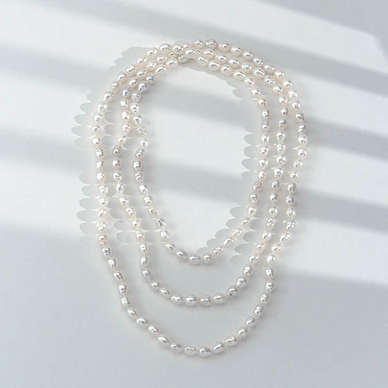 【一米月光77】淡水珍珠毛衣链百搭秋冬气质长款 XL20241113077ZJAY