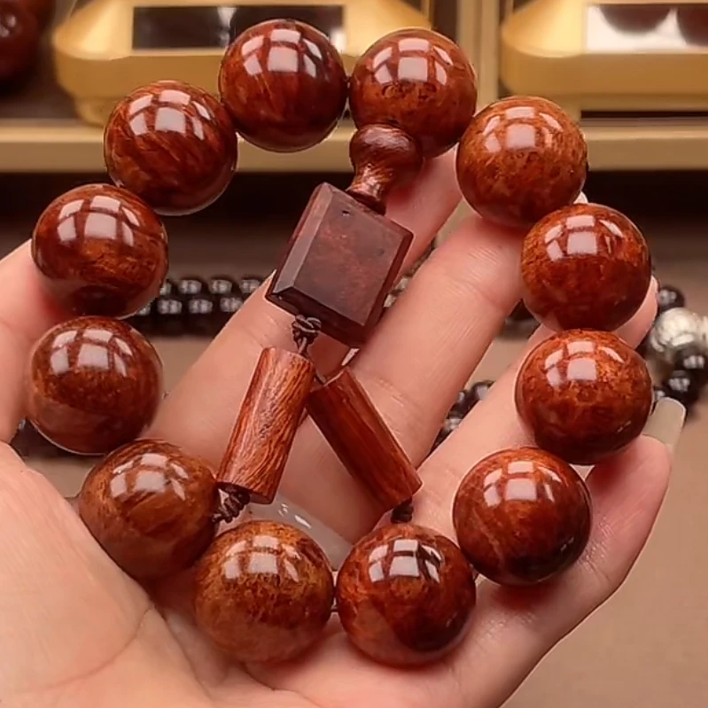 2.0瘤疤海黄手串+283