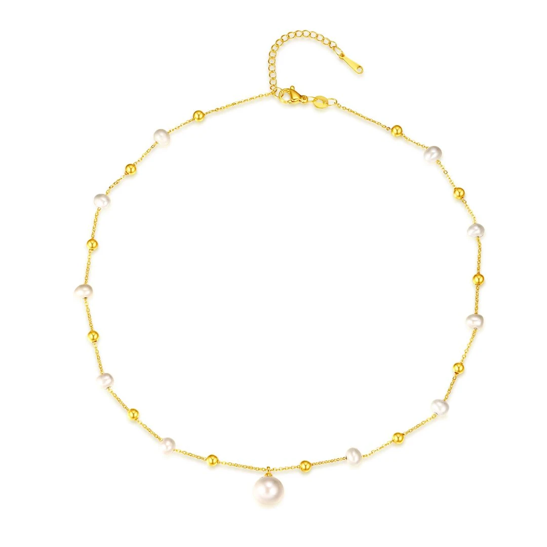 【星星宠粉】ZOCAI/佐卡伊  满天星 珍珠套链 C03197