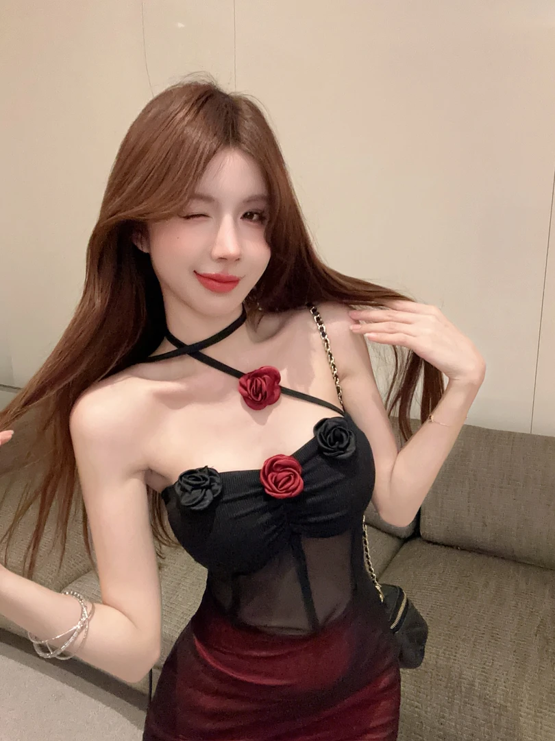 【时尚辣妹】复古纯欲辣妹蕾丝【no退no换】蕾丝网红时尚性感