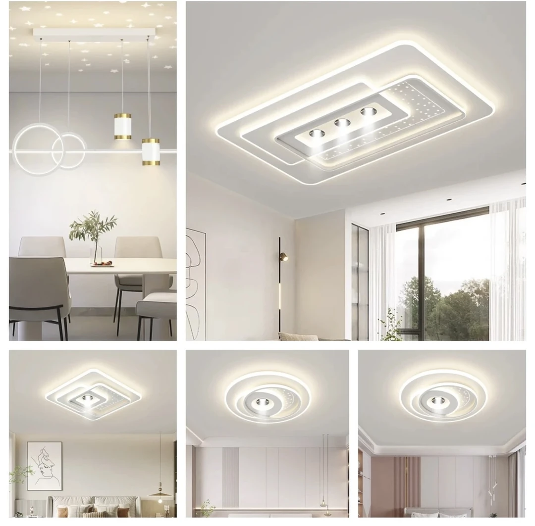 2024新款中山灯具led客厅卧室现代简约创意个性吸顶灯