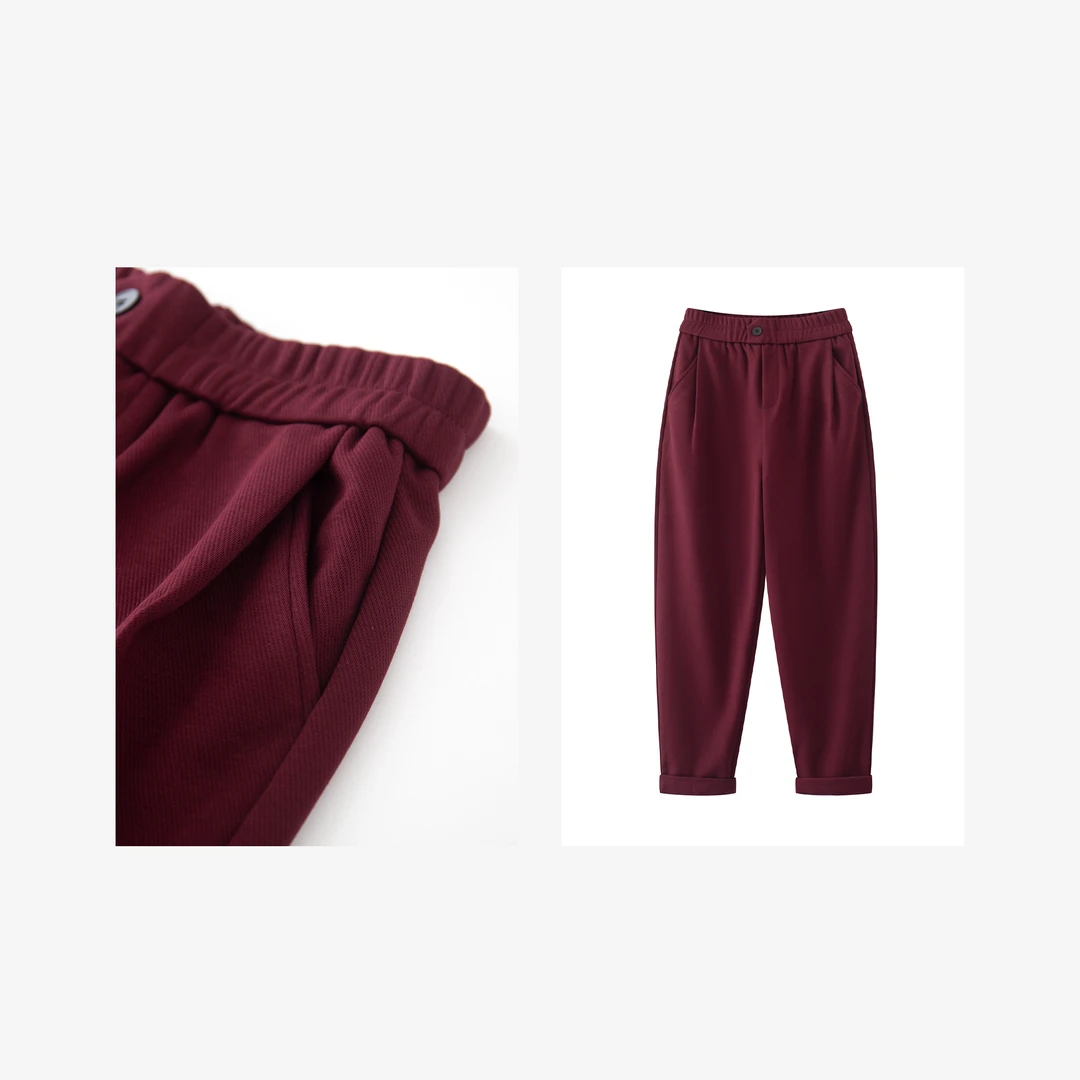 【23618-1】秋冬新款修身长裤