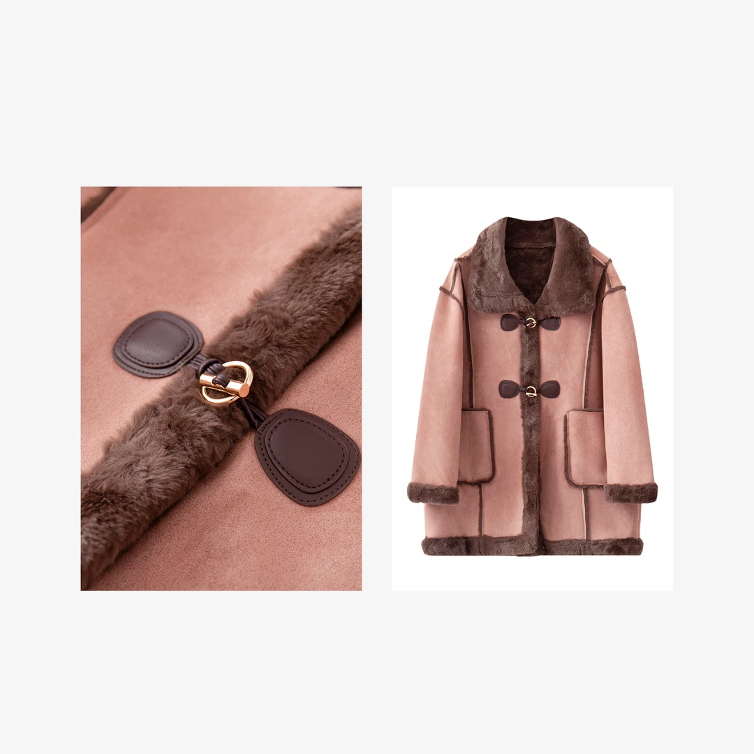 【23-9921】秋冬新款加绒高领外套