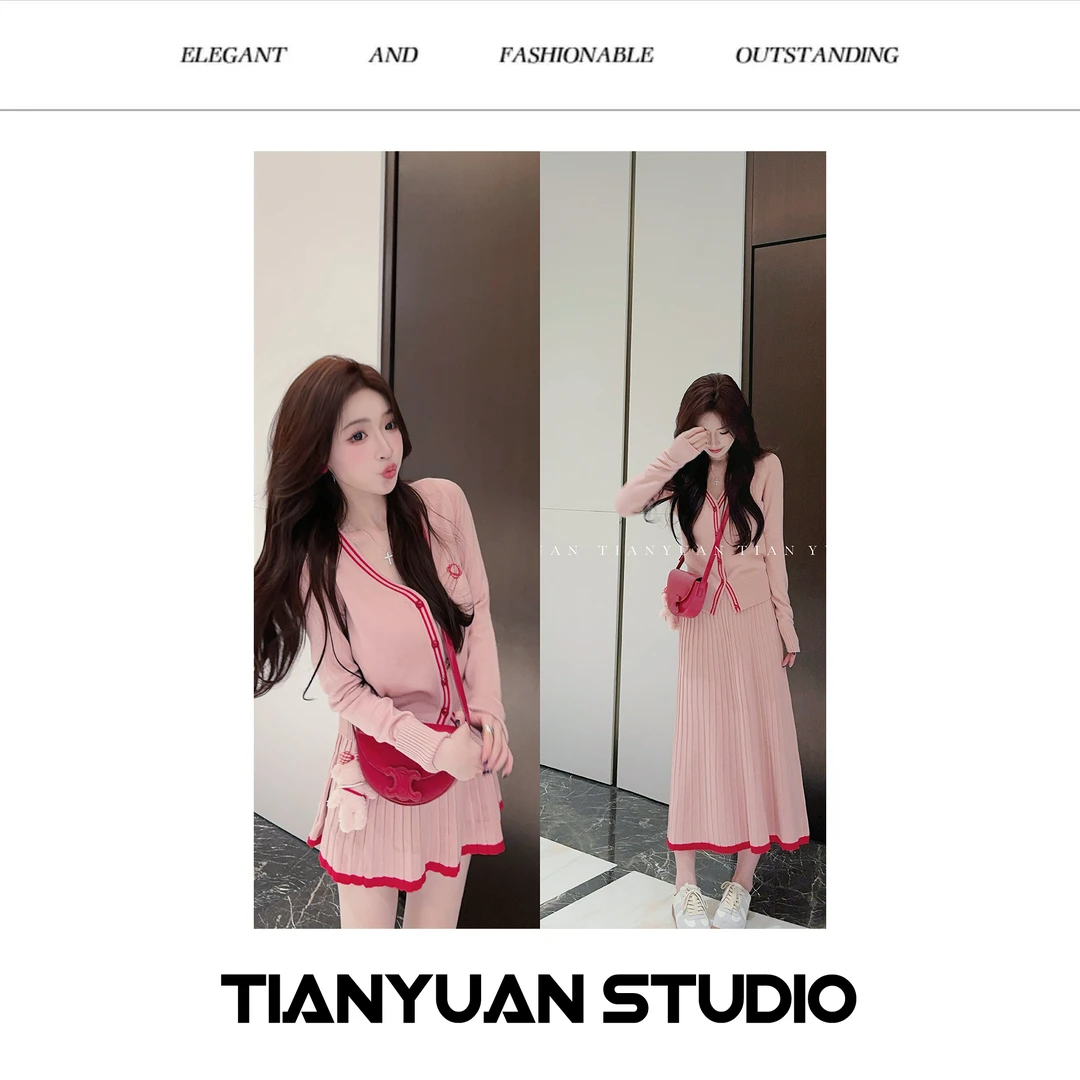 甜美●【海派甜心】针织衫半身裙JJQ4TZ3761-ZZS JJQ4TZ3761-BSQ