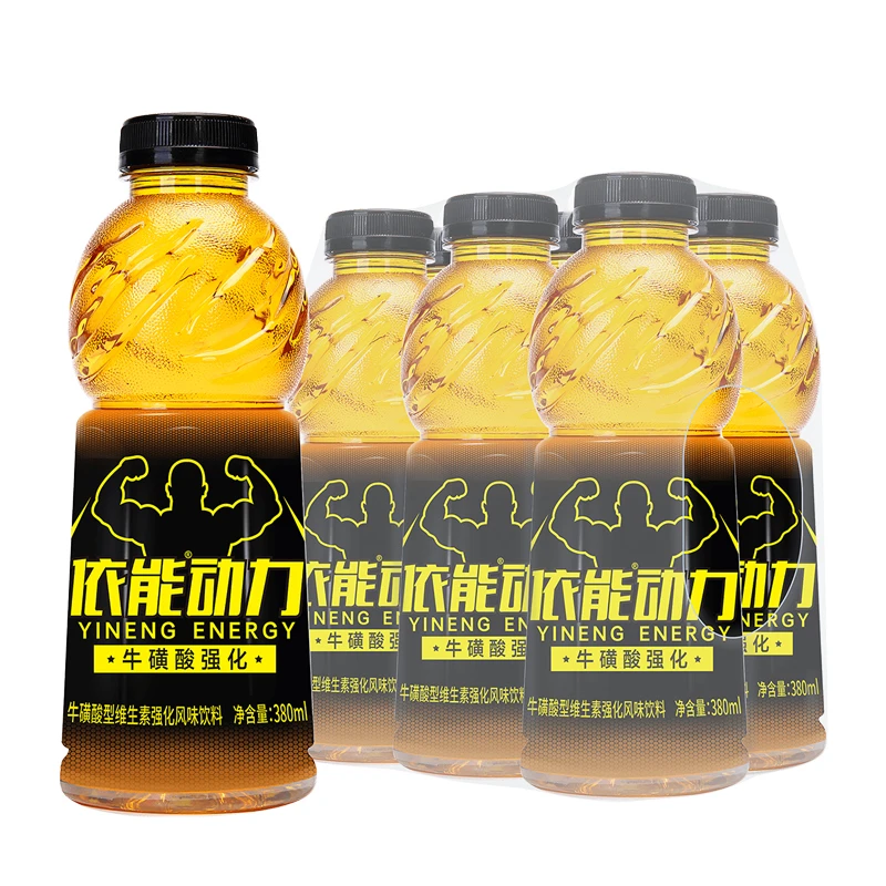 【依能】能量饮料牛磺酸型能量风味运动饮料380ml*6瓶食用