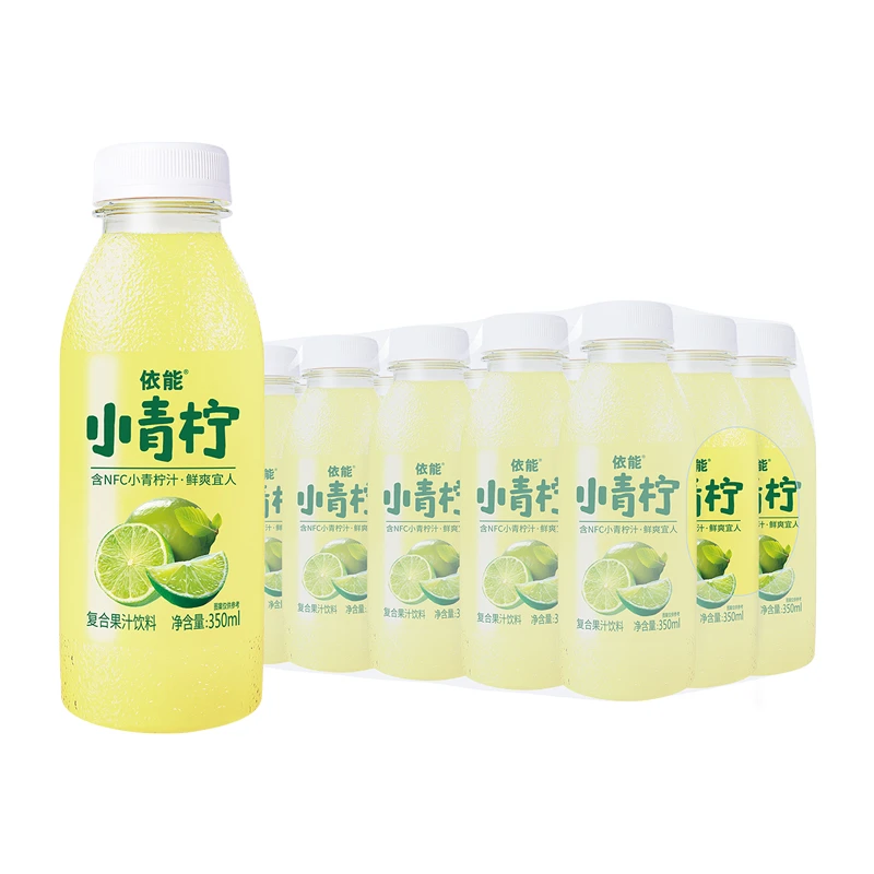 【依能】小青柠复合果汁浓缩酸甜风味果汁小青柠汁350ml*15瓶清爽