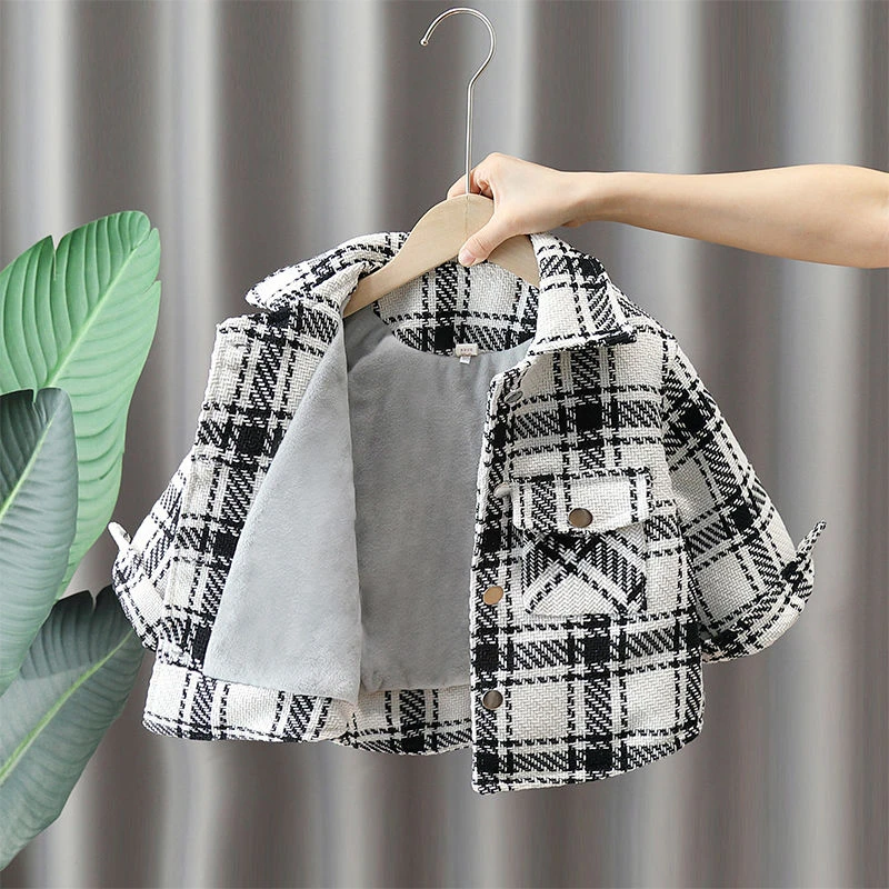 【冬季大促】儿童外套秋冬装2023新款男童加绒保暖冬装上衣宝宝棉衣